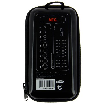 AEG valigetta chiave a T con bussole e punte